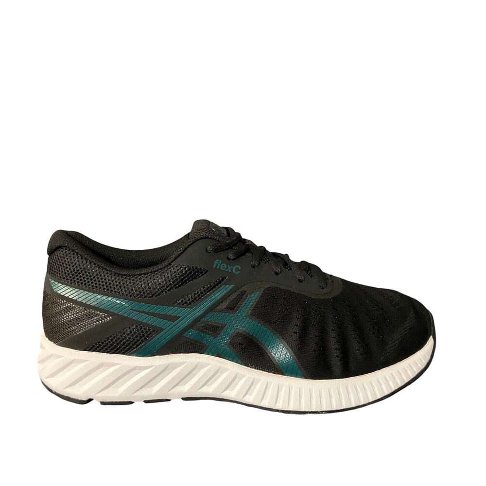 Asics Flexc Black Velvet Pine Green White 1201A275-004 Mens Size 10 New